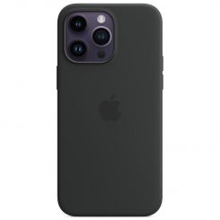 Чехол-накладка Apple Silicone Case with MagSafe для Apple iPhone 14 Pro Max Midnight (MPTP3)