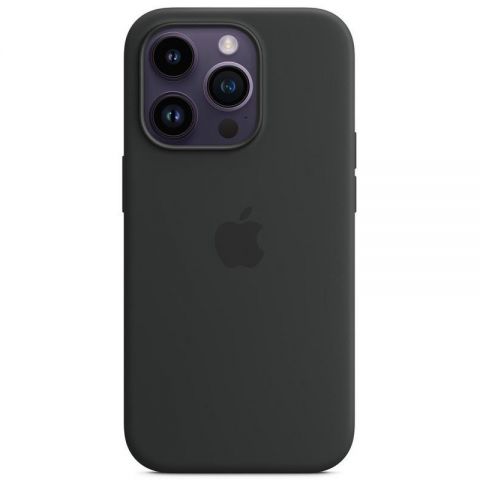 Чехол-накладка Apple Silicone Case with MagSafe для Apple iPhone 14 Pro Midnight (MPTE3)