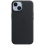 Чехол-накладка Apple Leather Case with MagSafe для Apple iPhone 14 Midnight (MPP43)