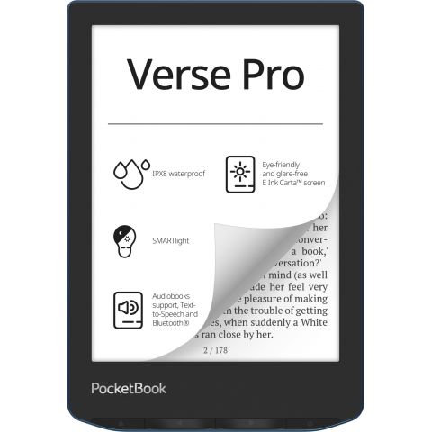 Электронная книга PocketBook 634 Verse Pro Azure (PB634-A-CIS)