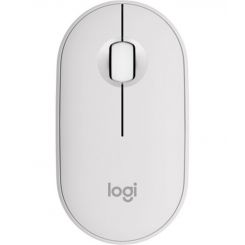 Мышь беспроводная Logitech Pebble Mouse 2 M350s White (910-007013)