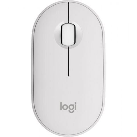 Мышь беспроводная Logitech Pebble Mouse 2 M350s White (910-007013)