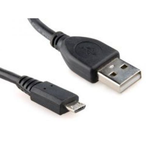 Кабель Cablexpert  USB - micro USB V 2.0 (M/M), 0.5 м, черный (CCP-mUSB2-AMBM-0.5M)