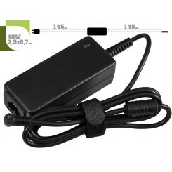Блок питания 1StCharger для ноутбука Samsung 12V 40W 3.33A 2.5х0.7мм + каб.пит. (AC1STSA40WB)