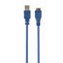 Кабель Gembird USB - microUSB Type-B (M/M), 1.8 м, синий (CCP-mUSB3-AMBM-6)