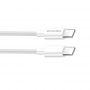 Кабель ColorWay USB Type-C - USB Type-C (M/M), PD Fast Charging 65W, 3.0 А, 2 м, White (CW-CBPDCC056-WT)