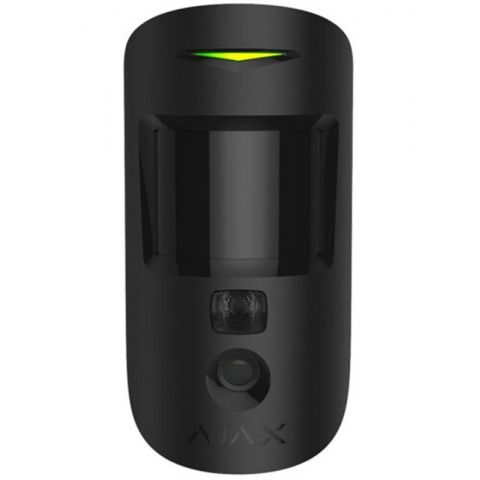 Беспроводной датчик движения Ajax MotionCam black (PhOD) с фотофиксацией по тревоге и по запросу