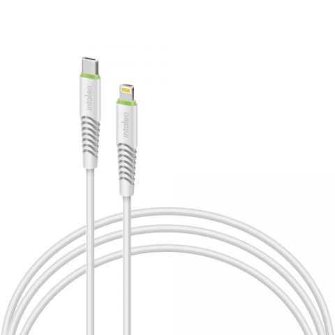 Кабель Intaleo CBFLEXTL0 USB Type-C - Lightning (M/M), 0.2 м, White (1283126580024)