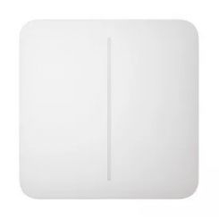 Кнопка для двоклавішного вимикача Ajax SoloButton (2-gang) white