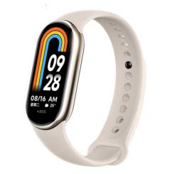 Силиконовый ремешок BeCover для Xiaomi Mi Smart Band 8 Beige (709377)
