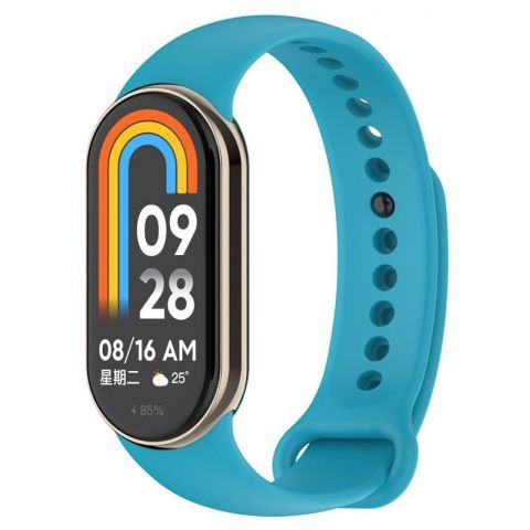 Силиконовый ремешок BeCover для Xiaomi Mi Smart Band 8 Blue (709379)