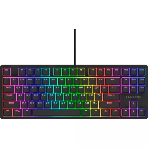 Клавиатура Hator Rockfall 2 Mecha TKL Orange Black (HTK-520)