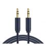 Кабель Cabletime Audio 3.5 мм - 3.5 мм (M/M), 1 м, Black, 3 pin (CF15H)