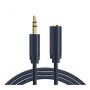 Кабель Cabletime Audio 3.5 мм - 3.5 мм (M/F), 3 м, Black, 3 pin (CF16N)