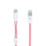 Кабель Remax RC-025t Gemini USB - Lightning + micro USB (M/M), 1 м, Pink (6954851251286)