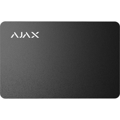 Бесконтактная карта Ajax Pass Black (10шт) для клавиатуры KeyPad Plus