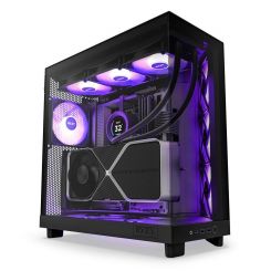 Корпус NZXT H6 Flow RGB Black (CC-H61FB-R1) без БП