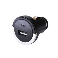 Автомобильное зарядное устройство Strax Car Charger 2.4A Single USB-A Black (4029948595757) bulk