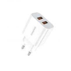 Сетевое зарядное устройство Foneng EU45 Dual USB Charger (2USBх2.4A) White (EU45-CH-TC) + кабель USB Type C