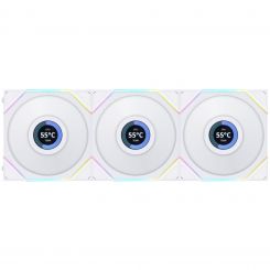 Вентилятор Lian Li TLLCD 120-3, White Cooler (G99.12TLLCD3W.00)