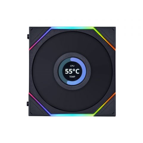 Вентилятор Lian Li TLLCD 120-1, Black Cooler (G99.12TLLCD1B.00)