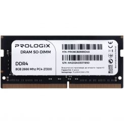 Модуль памяти SO-DIMM 8GB/2666 DDR4 Prologix (PRO8GB2666D4S)