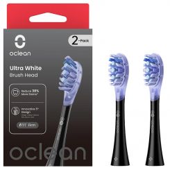 Насадка для зубной электрощетки Oclean UW02 B02 Ultra White Brush Head Black (2 шт) (6970810553550)
