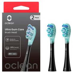 Насадка для зубной электрощетки Oclean UG02 B02 Ultra Gum Care Brush Black (2 шт) (6970810553567)