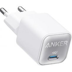 Сетевое зарядное устройство Anker PowerPort 511 Nano III White, 30 W USB Type-C (A2147G21)