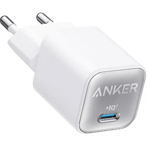 Сетевое зарядное устройство Anker PowerPort 511 Nano III White, 30 W USB Type-C (A2147G21)
