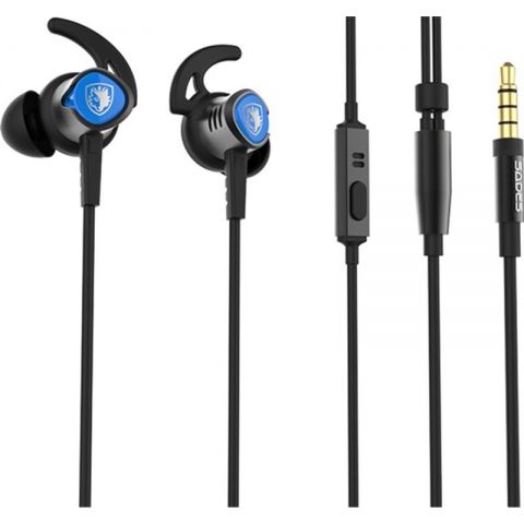 Гарнитура Sades SA-606 Wings 20 Black/Blue (sa606blj)