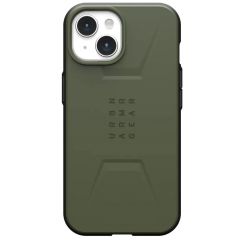 Чeхол-накладка Urban Armor Gear Civilian Magsafe для Apple iPhone 15 Olive (114287117272)