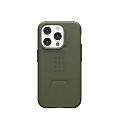 Чeхол-накладка Urban Armor Gear Civilian Magsafe для Apple iPhone 15 Pro Olive Drab (114275117272)