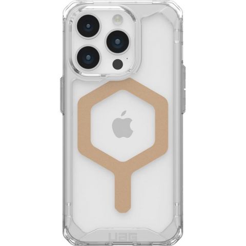 Чeхол-накладка Urban Armor Gear Plyo Magsafe для Apple iPhone 15 Pro Ice/Gold (114286114381)