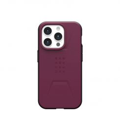 Чeхол-накладка Urban Armor Gear Civilian Magsafe для Apple iPhone 15 Pro Bordeaux (114275119049)