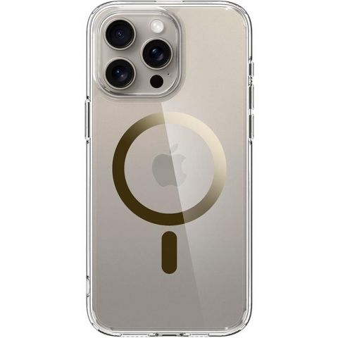 Чeхол-накладка Spigen Ultra Hybrid MagFit для Apple iPhone 15 Pro Gold (ACS06718)