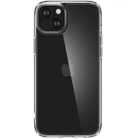 Чехол-накладка Spigen Crystal Hybrid для Apple iPhone 15 Plus Crystal Clear (ACS06459)