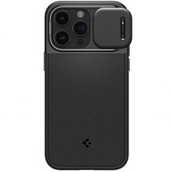 Чeхол-накладка Spigen Optik Armor MagFit для Apple iPhone 15 Pro Max Black (ACS06599)