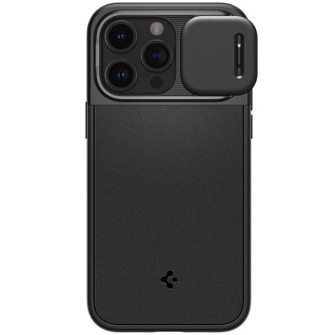 Чeхол-накладка Spigen Optik Armor MagFit для Apple iPhone 15 Pro Max Black (ACS06599)