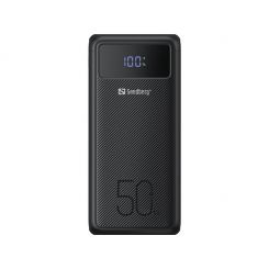 Универсальная мобильная батарея Sandberg Powerbank 50000mAh, USB-C PD 130W, Black (420-75)
