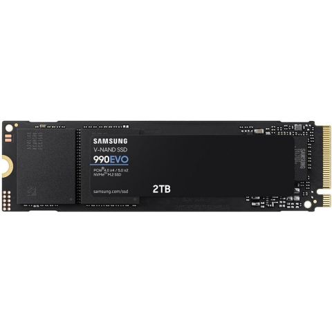 Накопичувач SSD  2ТB Samsung 990 EVO M.2 2280 PCIe 5.0 x4 NVMe V-NAND TLC (MZ-V9E2T0BW)