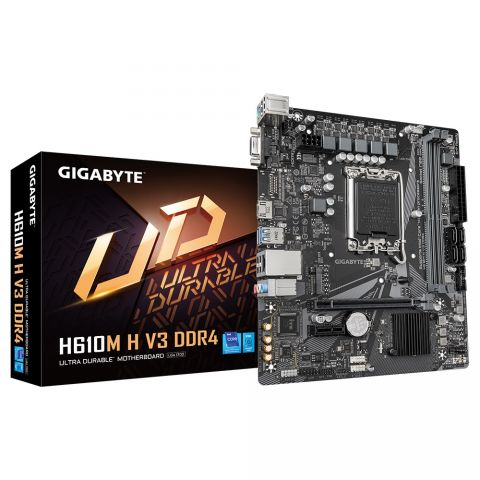 Материнська плата Gigabyte H610M H V3 DDR4 Socket 1700 Материнська плата Gigabyte H610M H V3 DDR4 Socket 1700