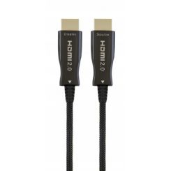 Кабель Cablexpert HDMI - HDMI V 2.0 (M/M), с позолоченными контактами, 15 м, черный (CCBP-HDMI-AOC-15M)