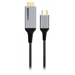 Кабель Cablexpert USB Type-C - HDMI (M/M), 1.8 м, черный (A-CM-HDMIM4K-1.8M)