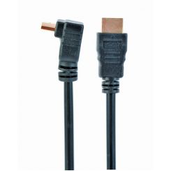 Кабель Cablexpert (CC-HDMI490-6) HDMI-HDMI v.2.0, вилка/угловая вилка 1.8м Black