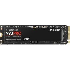 Накопичувач SSD  4ТB Samsung 990 PRO M.2 2280 PCIe 4.0 x4 NVMe V-NAND MLC (MZ-V9P4T0BW)