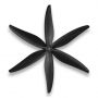 Пропеллер для дрона Gemfan 8040 3 Blade Propeller Black 1 pair (GF8040-3CN/HP098.PMCN8040-3B)