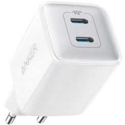 Сетевое зарядное устройство Anker PowerPort 521 Nano Pro White, 40 W, 2хUSB Type-C (A2038G21)