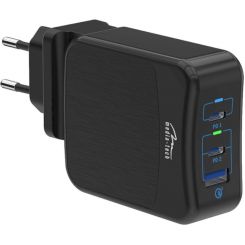 Сетевое зарядное устройство Media-Tech MT6252 65W Black 