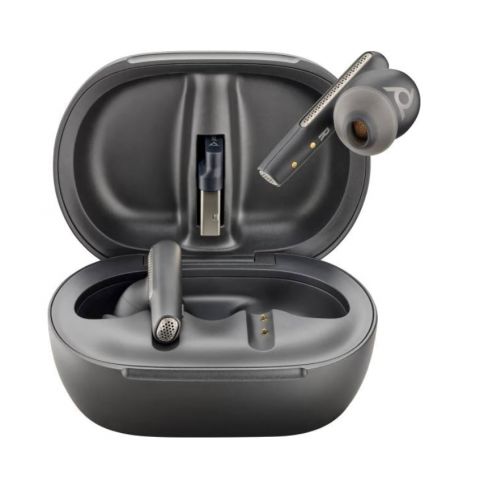 Bluetooth-гарнитура Poly Voyager Free 60+ Earbuds + BT700A + TSCHC Black (7Y8G3AA)